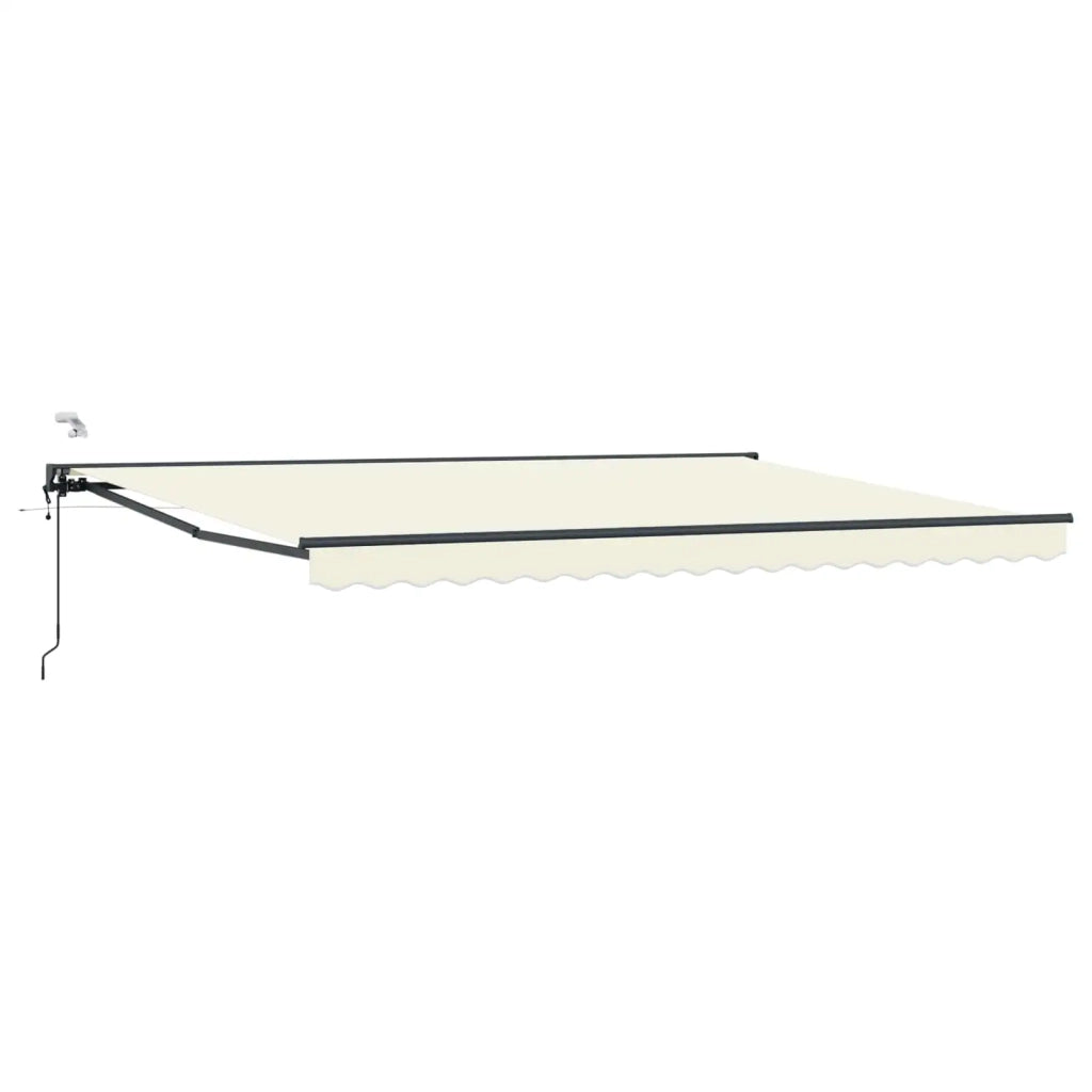 Tettuccio Elettrico Retrattile Crema e Antracite 4 x 2 m 3421523