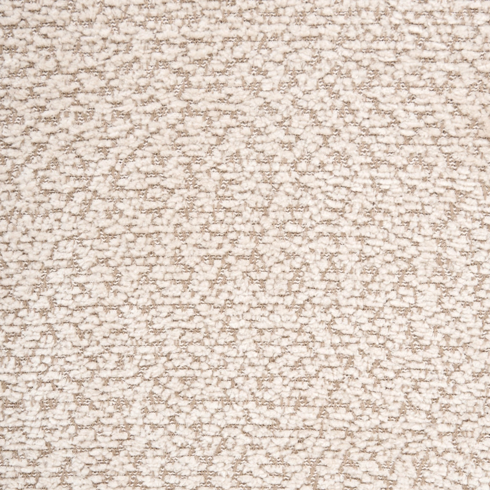 Poltrona Beige Tappezzata in tessuto Base girevole con braccioli Ampio soggiorno in stile moderno