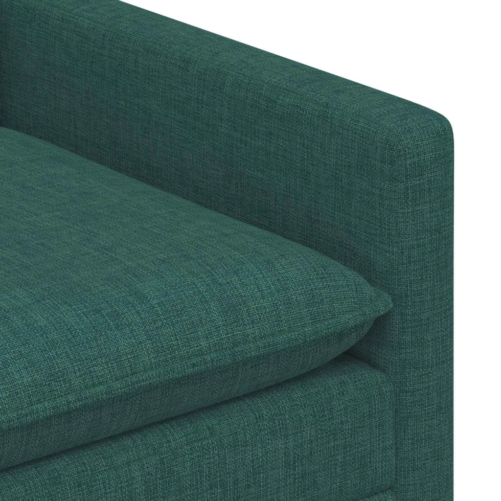 Set di divani 2 pz Verde Scuro Tessuto 3417123