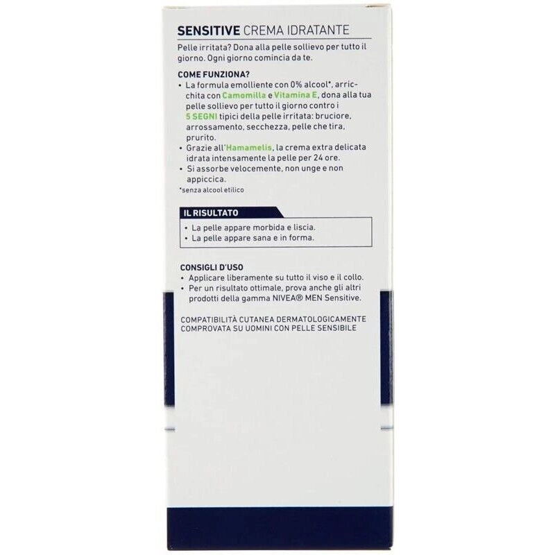 NIVEA MEN CREMA VISO IDRATANTE SENZA ALCOOL 75 ML PROTECT & CARE
