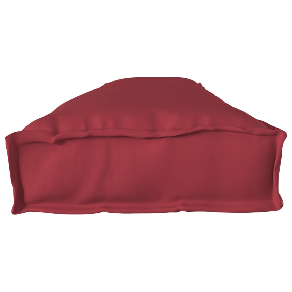 Cuscini per Pallet per Panchina 2 pz Borgogna 200x40x8 cm Tessuto Oxford