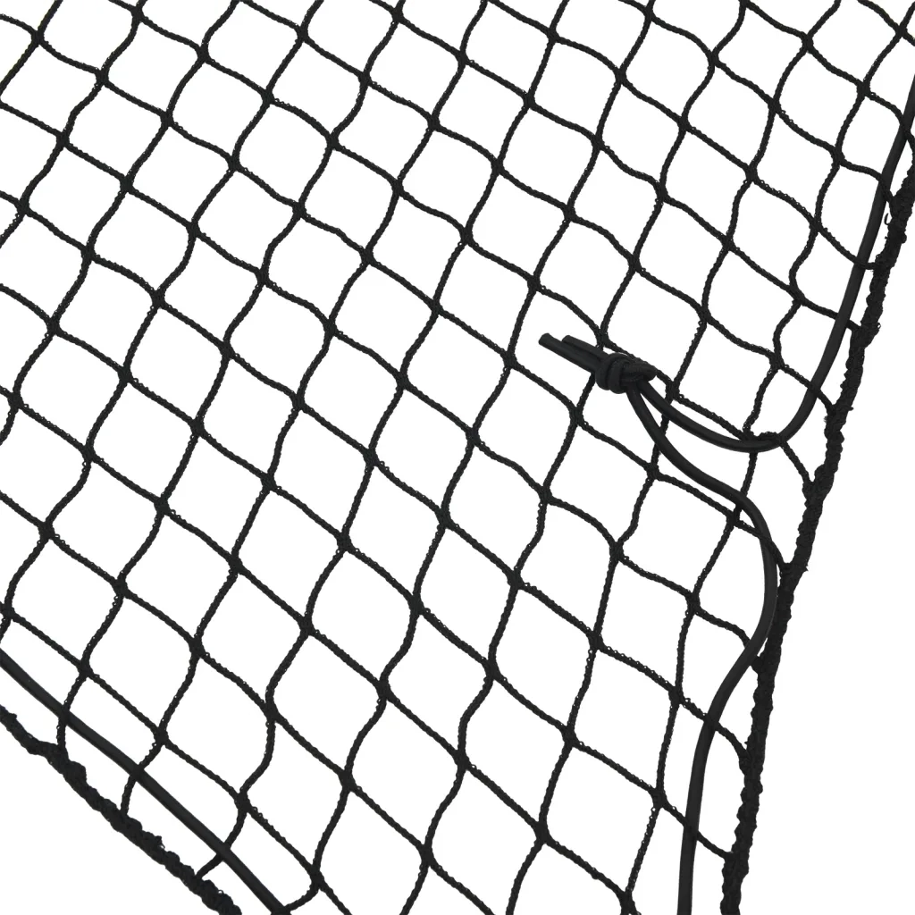 Rete per Rimorchio con Corda Elastica Nero 5x3 m in PP CFW5093149