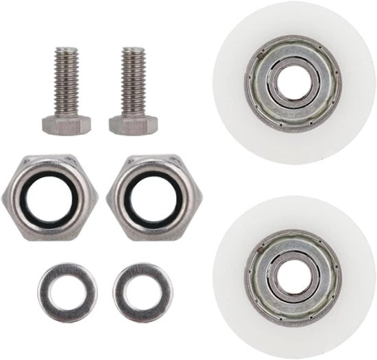 Set di riserva per cerchi porta - diametro 30 mm - porte scorrevoli