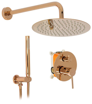 Set Doccia Da Incasso Rea Lungo Copper + Box