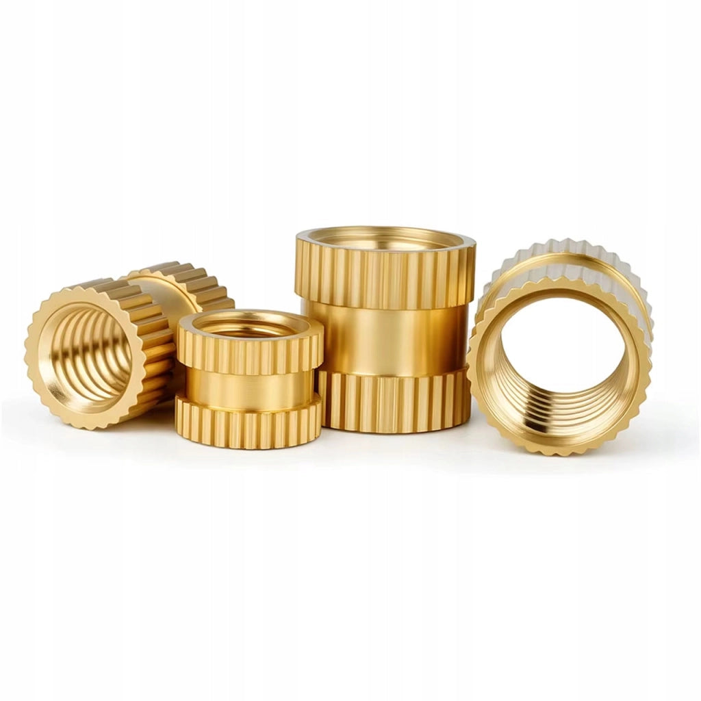 Set Inserti Filettati Rosfix 520 – M2/M2.5/M3 in Ottone | Per Plastica, Laptop, Stampa 3D | Superficie Zigrinata