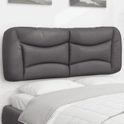 Cuscino Testiera Hvar Grigio 140 cm in Similpelle 374586