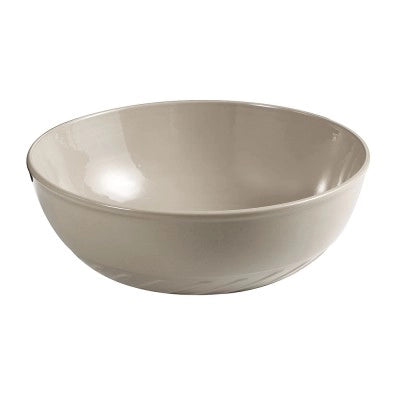 Lavabo da appoggio 33 cm sabbia con rilievi sul fondo  Logos
