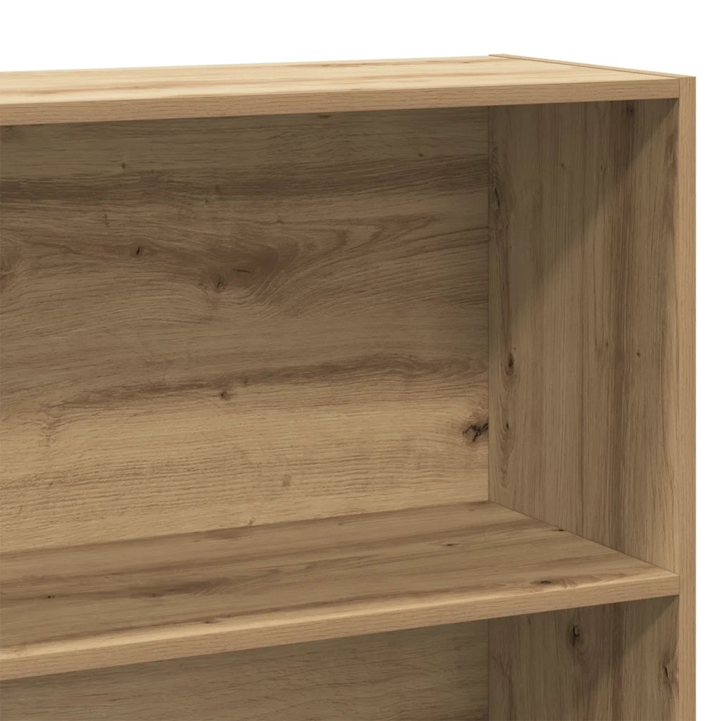 Libreria-Scaffale per Libri-Mobile di Stoccaggio Rovere Artigianale 80x30x189 cm in Legno Multistrato