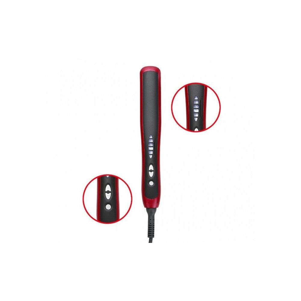 Trade Shop - Spazzola Lisciante Pl388 Ionizzante Tecnologia Ptc Hair Comb Fino A 210° -