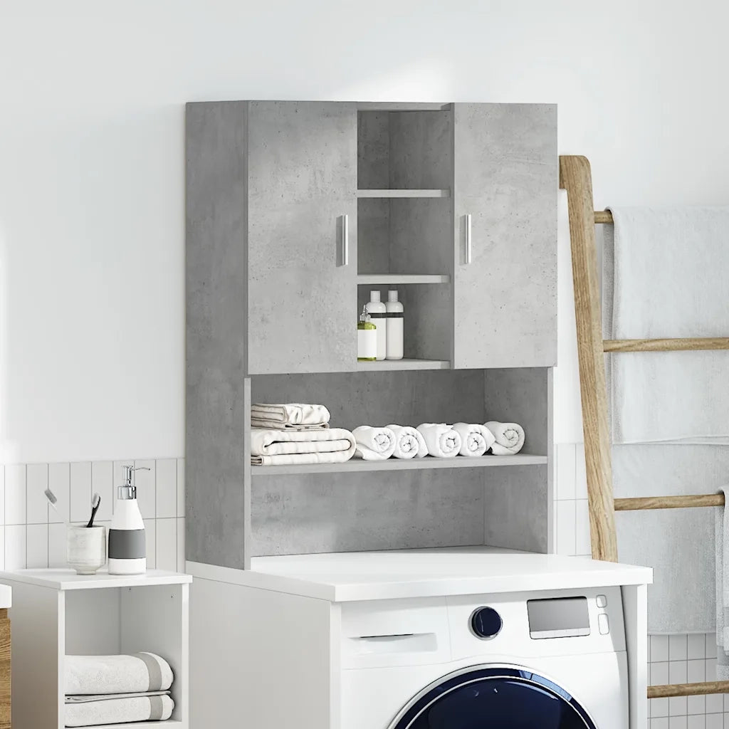 Mobile per Lavatrice Grigio Cemento 70,5x25,5x90 cm CFW7398422