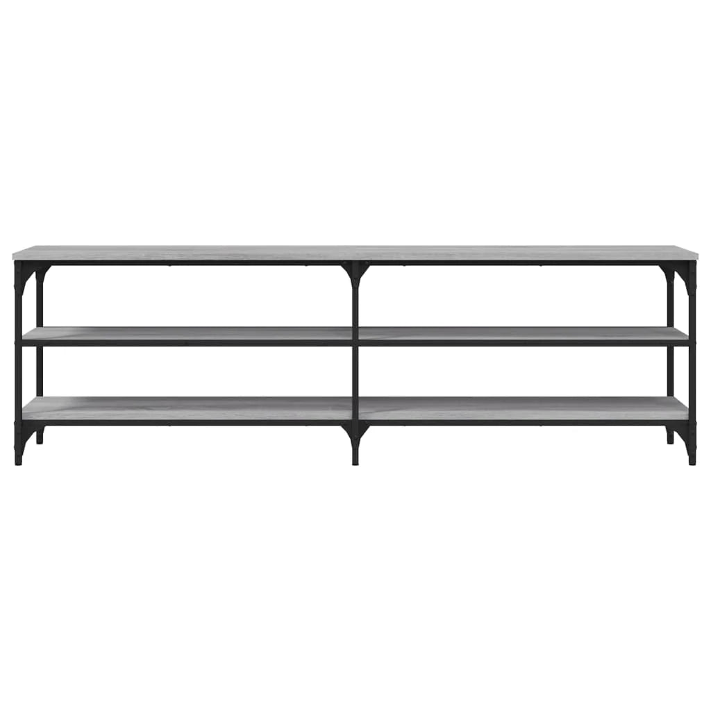 Mobile TV multimediale mensola TV credenza TV sala da pranzo soggiorno camera da letto Sonoma 160 x 30 x 50 cm legno ingegnerizzato grigio 02_0028418