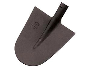 BADILE IN ACCIAIO PUNTA TONDA 105/1- - n°1 cm.26x265 peso Kg.085 - 5 pezzi