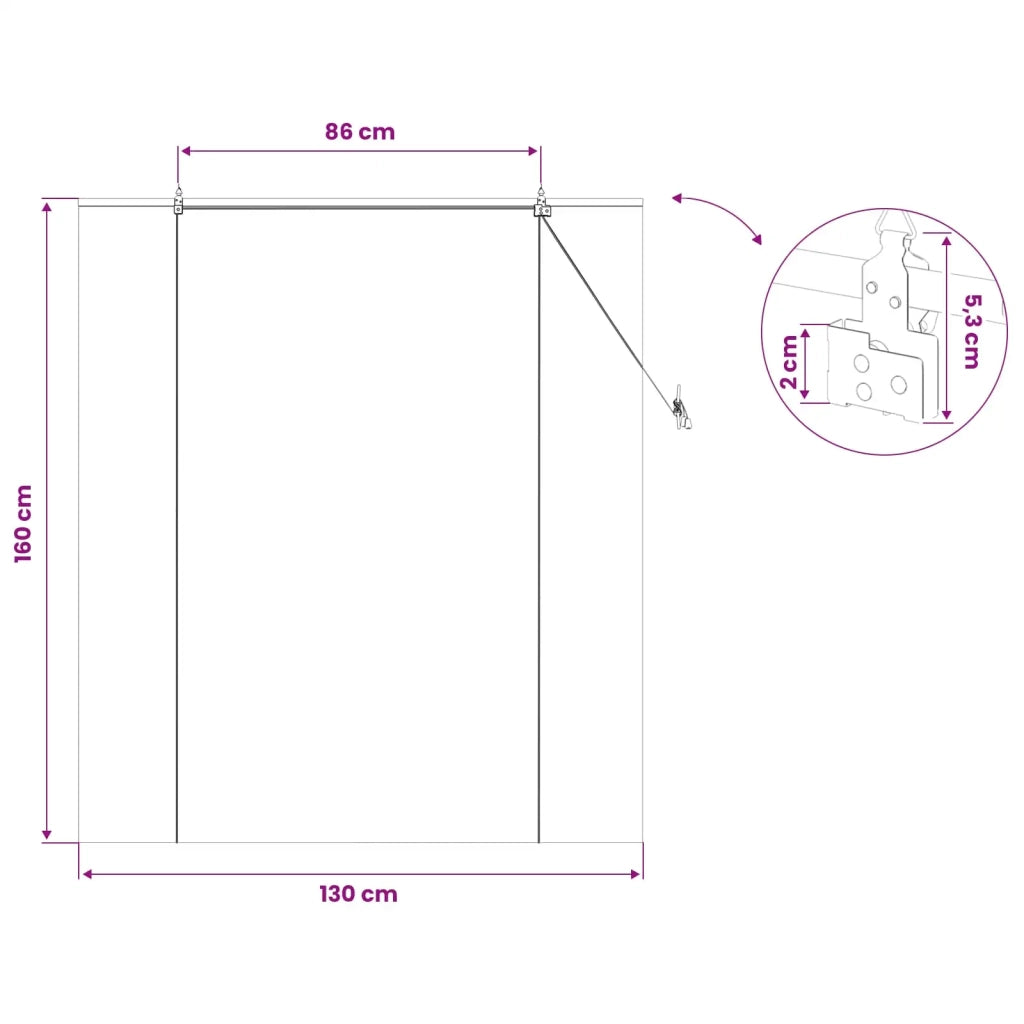 Tenda a rullo Marrone 130 x 160 cm Bambù 42039787