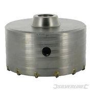 Fresa carotatrice a tazza per muri in TCT e acciaio robusto Silverline 595769 - 150 mm