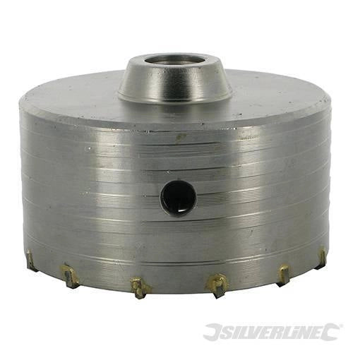 Fresa carotatrice a tazza per muri in TCT e acciaio robusto Silverline 595769 - 150 mm