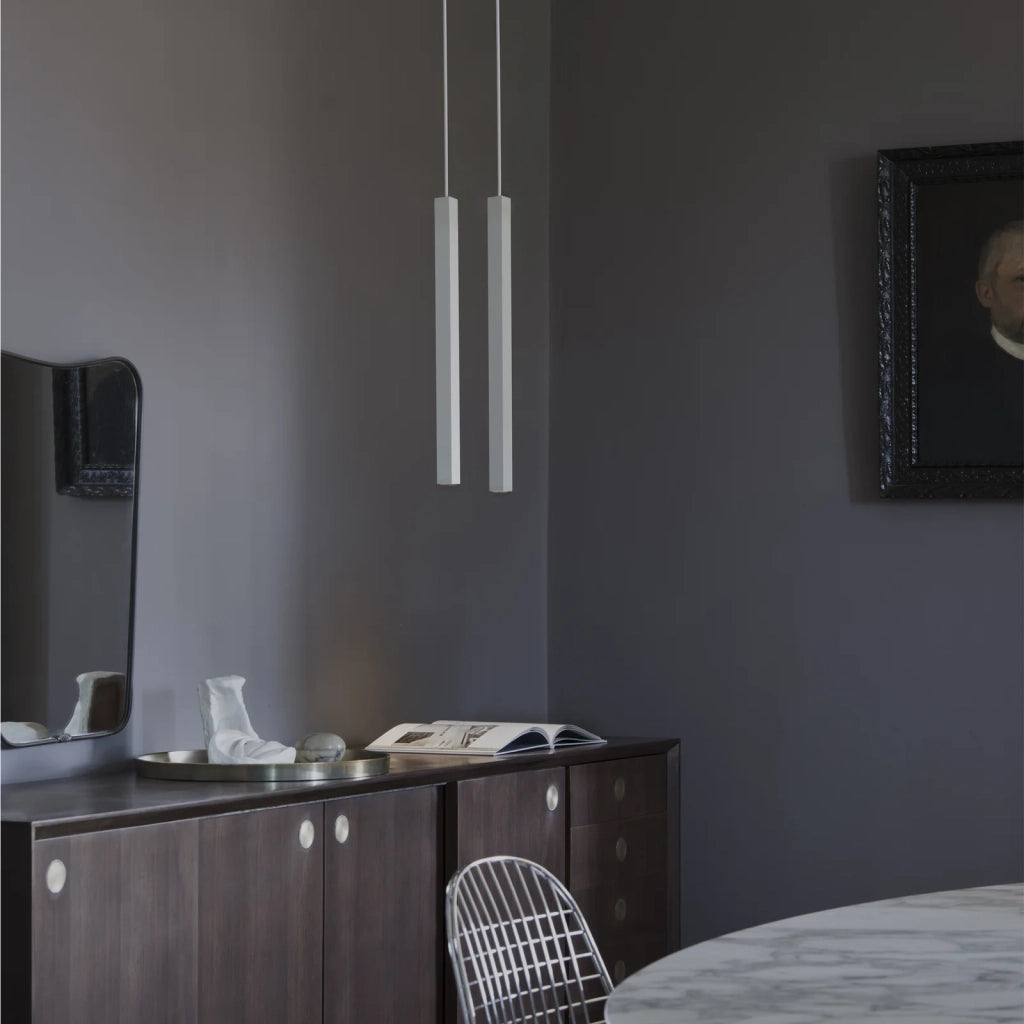 Lampada A Sospensione Look 1 Luce Gu10 Nero