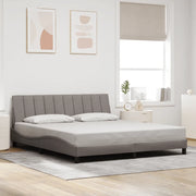Giroletto senza Materasso Hanko Tortora 180x200 cm in Tessuto