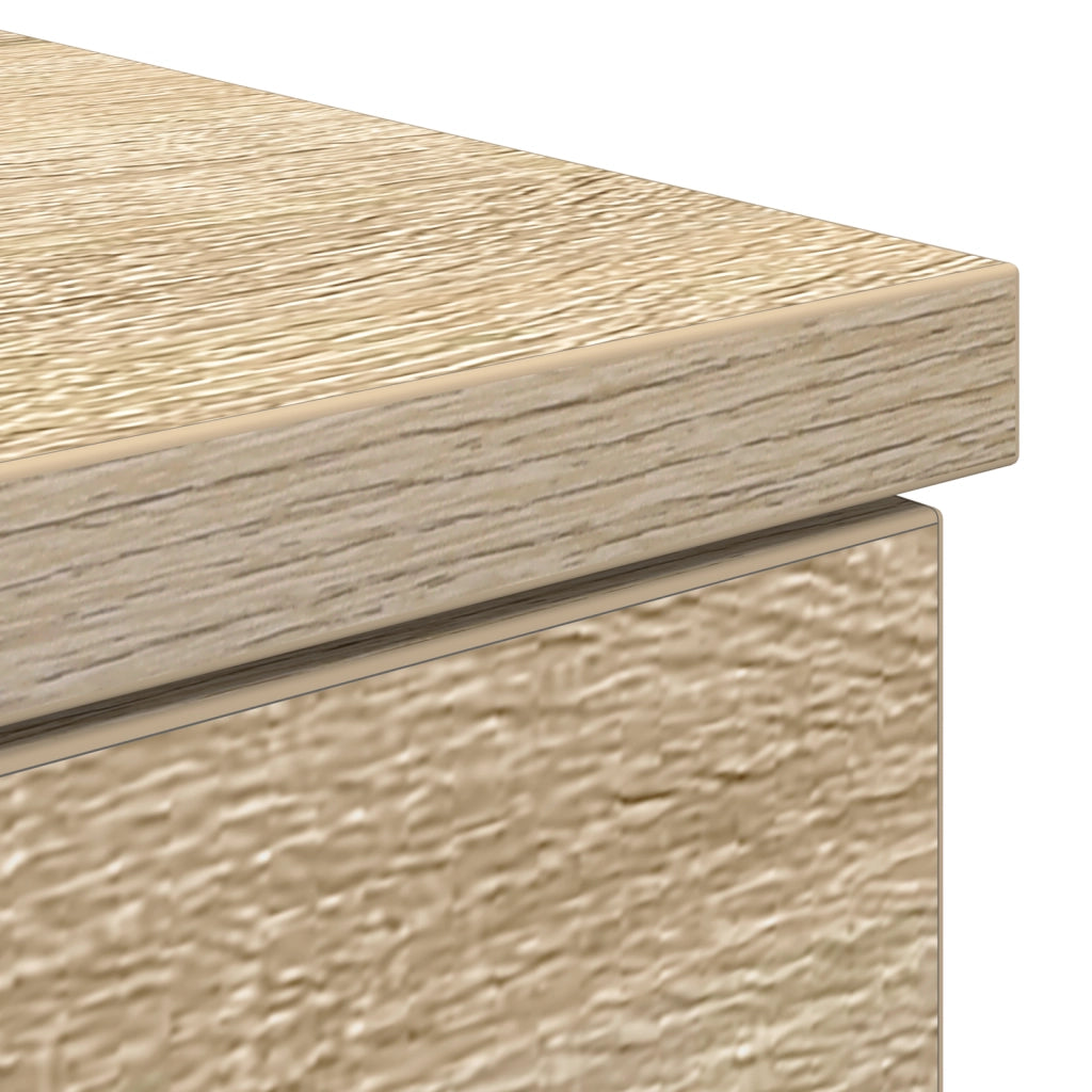 Scrivania  in Rovere Sonoma 140x49x76 cm in Legno Ingegnerizzato