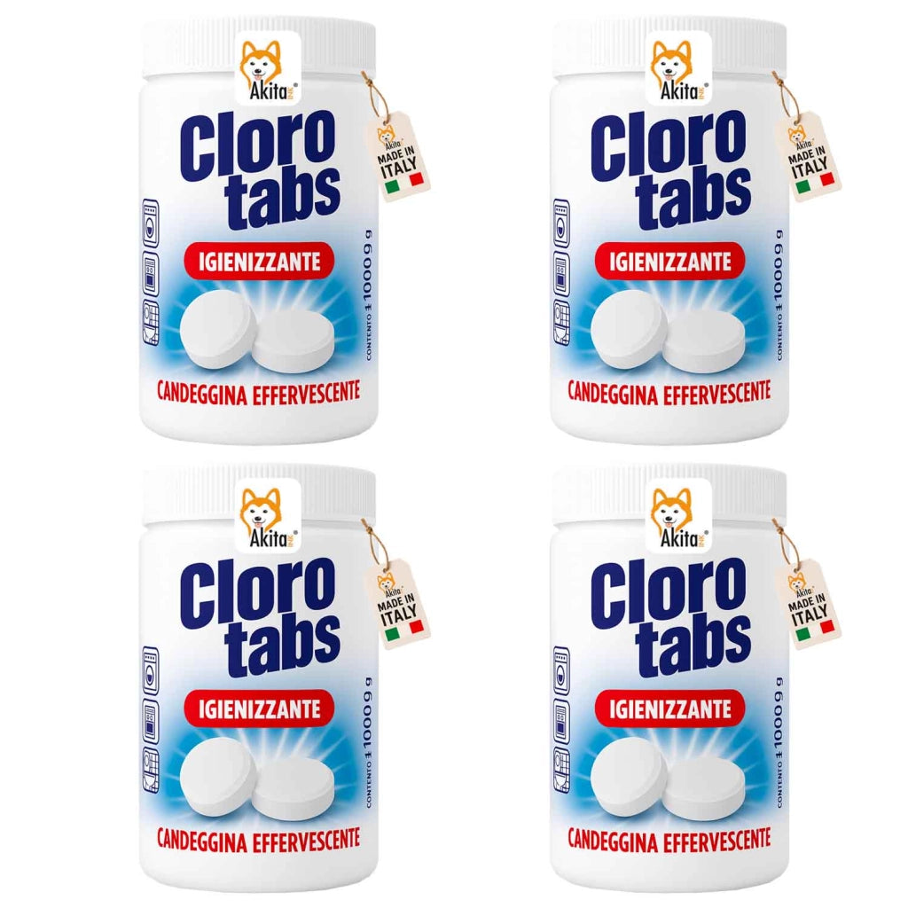 Akitaink Cloro Tabs 4kg Pastiglie Multiuso Candeggina