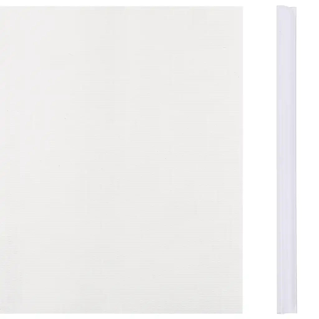 Recinzione Frangivento 4 pz in PVC 35x0,19m Bianco 147860