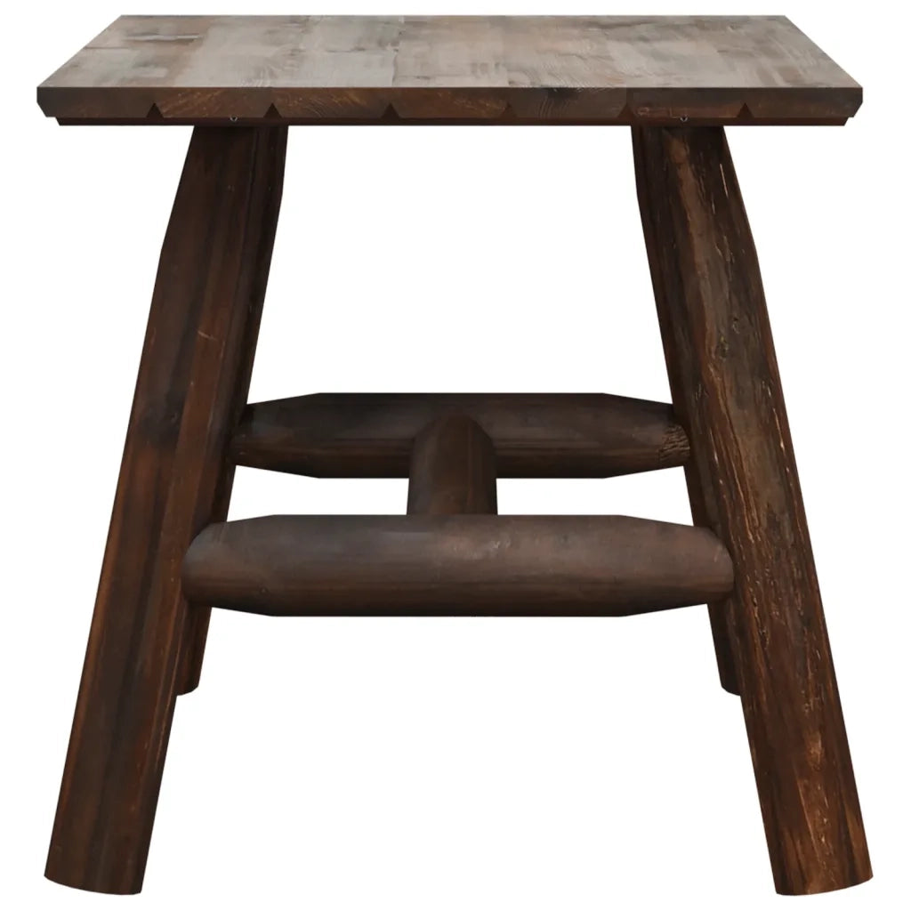 Tavolino 49x49x50 cm in Legno Massello di Abete Rosso cod mxl 105850