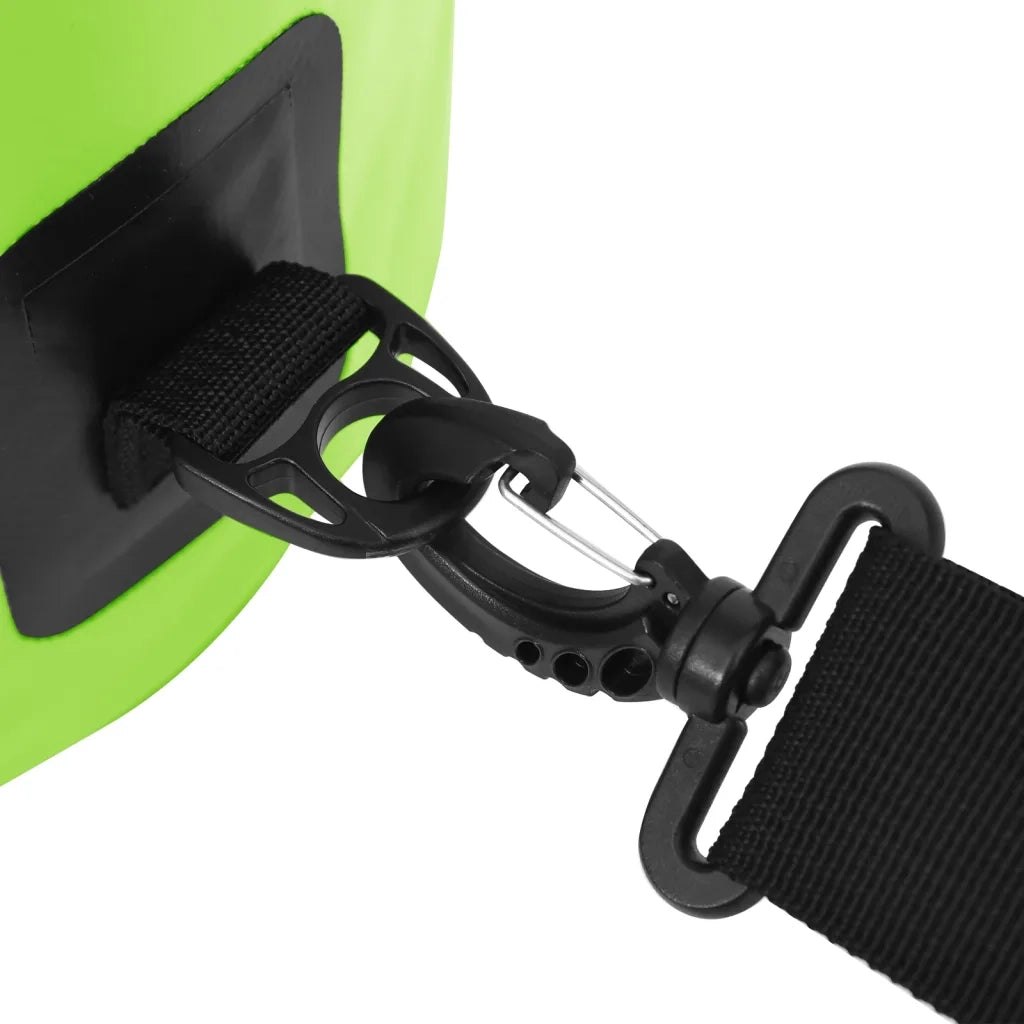 Borsa Impermeabile con Cerniera Verde 20 L in PVC 92777