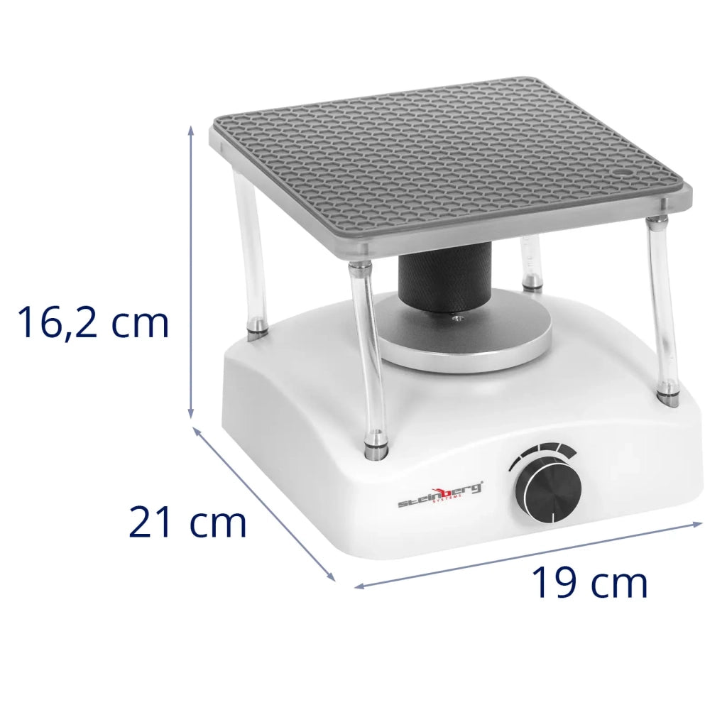 Agitatore da laboratorio 3D 100 rpm 18 x 18 cm vetro acrilico verniciato a polvere acciaio inox bianco 14_0008125