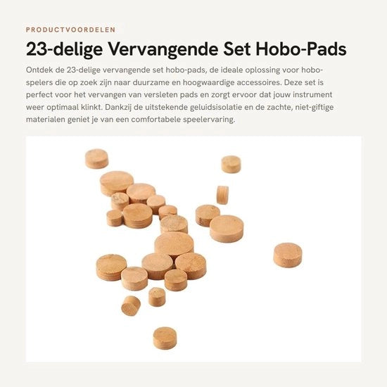 Set di accessori per Hobo 23 pezzi - Accessori per Hobo in gomma - Isolamento acustico - Resistente ai graffi - Leggero - Materiale duraturo