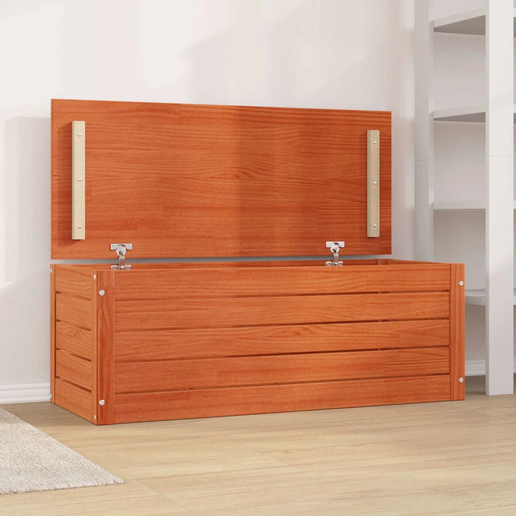 Scatola di Stoccaggio Marrone cerato 109 x 36,5 x 33 cm 865371