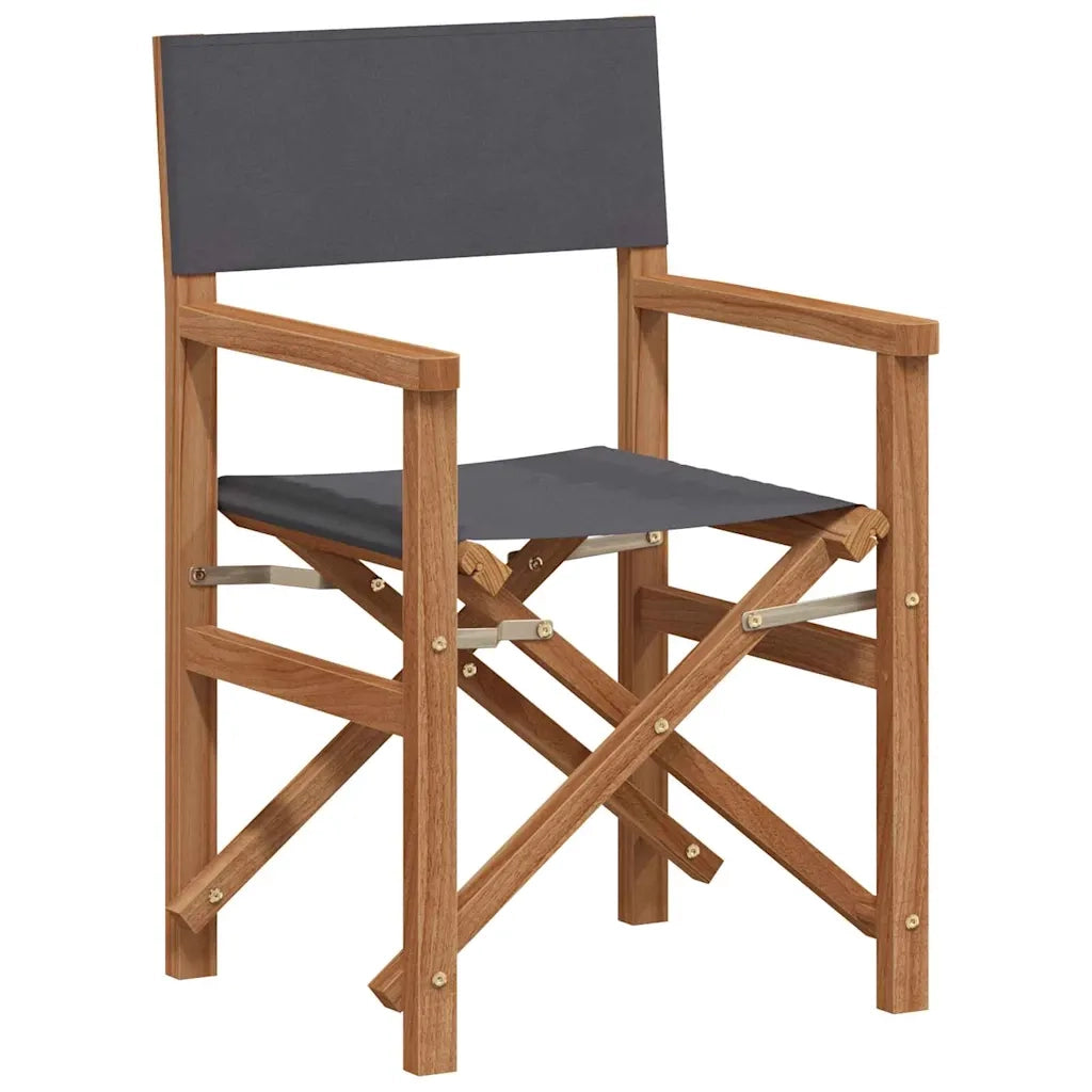 Sedia da Giardino | Sedia da pranzo Grigio 56 x 54 x 87 cm Legno di teak solido