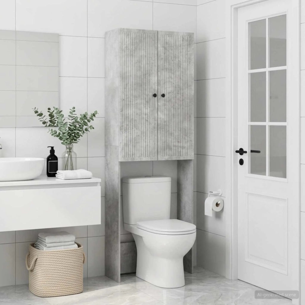 Mobile Bagno EDE Grigio Cemento 66 x 25,5 x 190 cm 896038