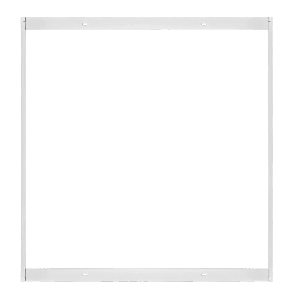 Cornice bianca a soffitto in alluminio per pannello LED 60x60