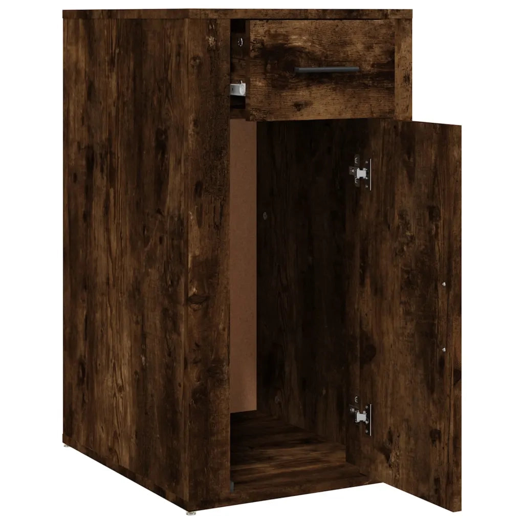 Mobile Scrivania rovere fumo 40x49x75 cm Legno Multistrato 816797