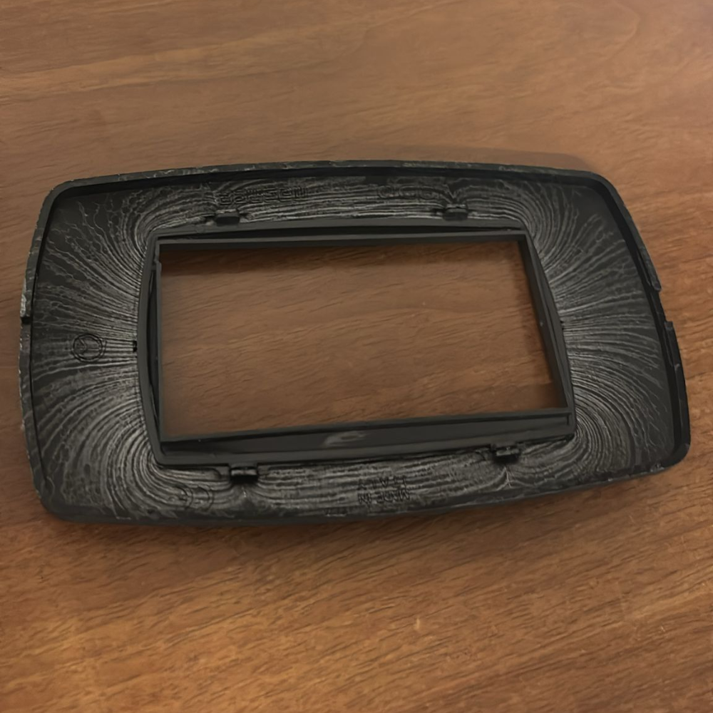 Master modo placca satinato grigio compatibili con supporti master modo *** numero posti 4 posti, confezione 1