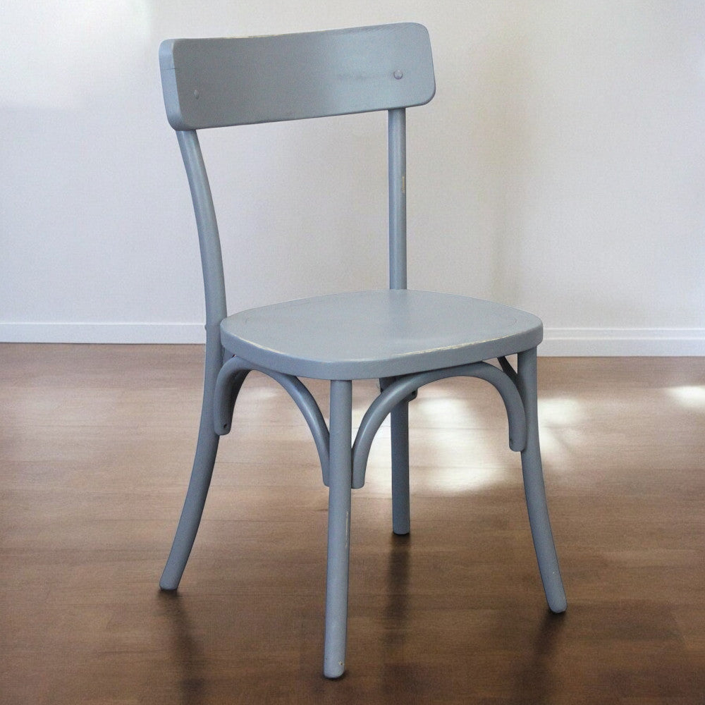 SEDIA IN LEGNO GRIGIO POLLY