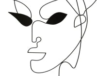 Pannello In Ferro Tribal Woman Simply Coppia cm 70X1X100