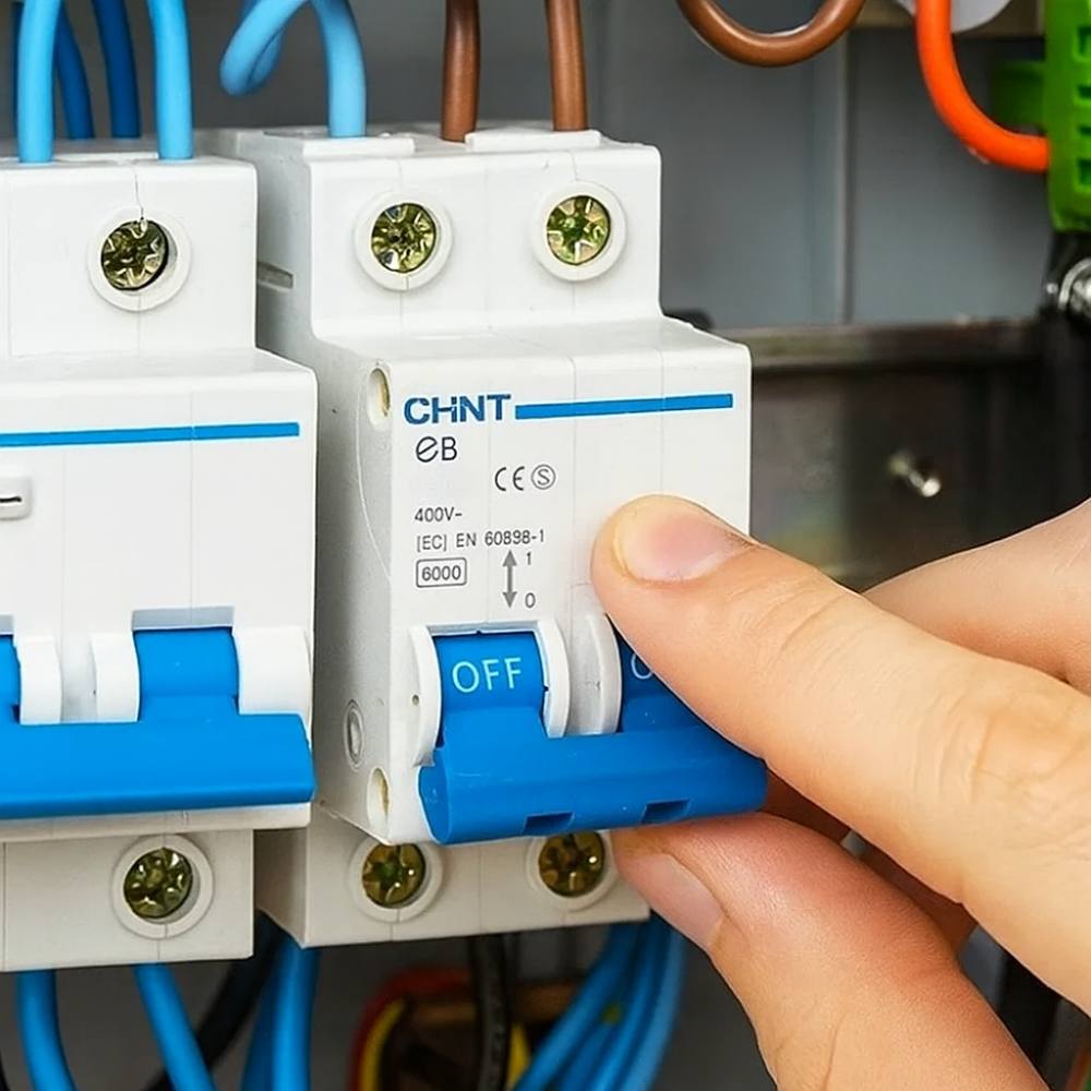 Chint interruttori magnetotermici 1p+n curva c 4,5ka serie eb 2 moduli *** ampere 10 ampere, confezione 1