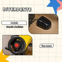 Trattore a Pedali per Bambini da 3+ Anni con Rimorchio, Rastrello, Pala e Clacson, Giallo