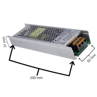 Optonica 6213 alimentatore led 12v 150w in alluminio ce e rohs