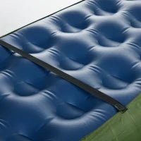 Set Brandina da Campeggio con Materasso Gonfiabile, Cuscino,  Sacco Letto e Borsa di Trasporto, Verde