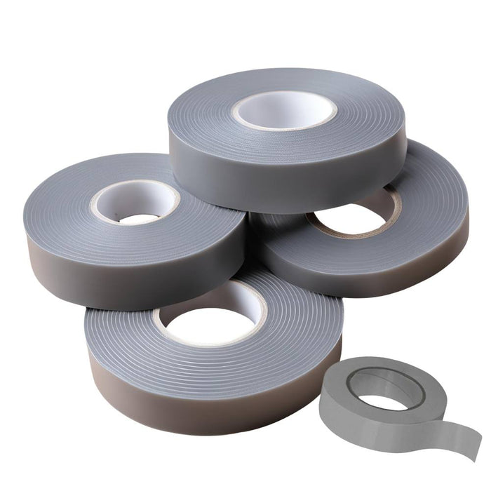 Kit nastro isolante in pvc autoestinguente multicolore per impianti sicuri *** colore grigio, dimensioni 25 mm x 25 m...