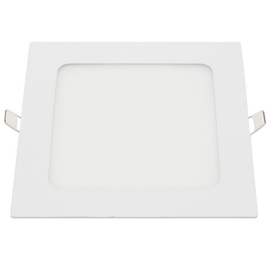 Pannello led incasso 20.5cm 18watt slim quadro soffitto alimentatore incluso temperatura 6000k 