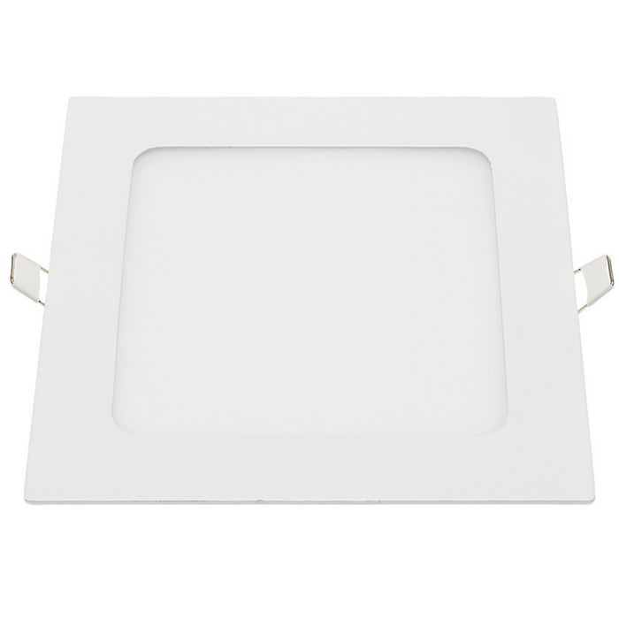 Pannello led incasso 20.5cm 18watt slim quadro soffitto alimentatore incluso temperatura 6000k 