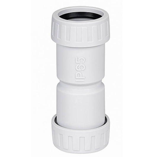 Faeg raccordo tubo rigido manicotto ip65 vari diametri tecnopolimero grigio *** diametro 25 millimetri, confezione 1