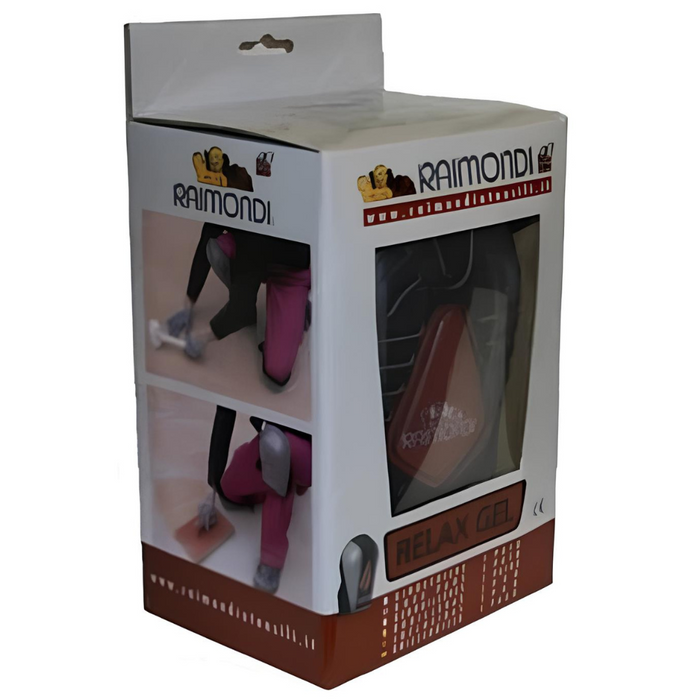 Ginocchiere relax-gel calotta plastica imbottitura interna attacco strappo