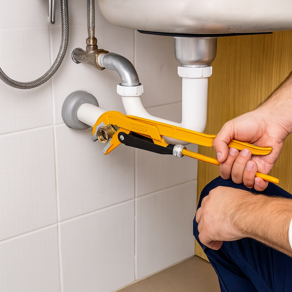 Chiave giratubi 45° diametro 67 mm modello svedese professionale ingco