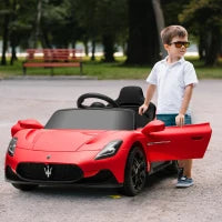 Macchina per Bambini Maserati MC20, Guida Manuale, Telecomando e Fari LED, Età 3-6 Anni, Rosso