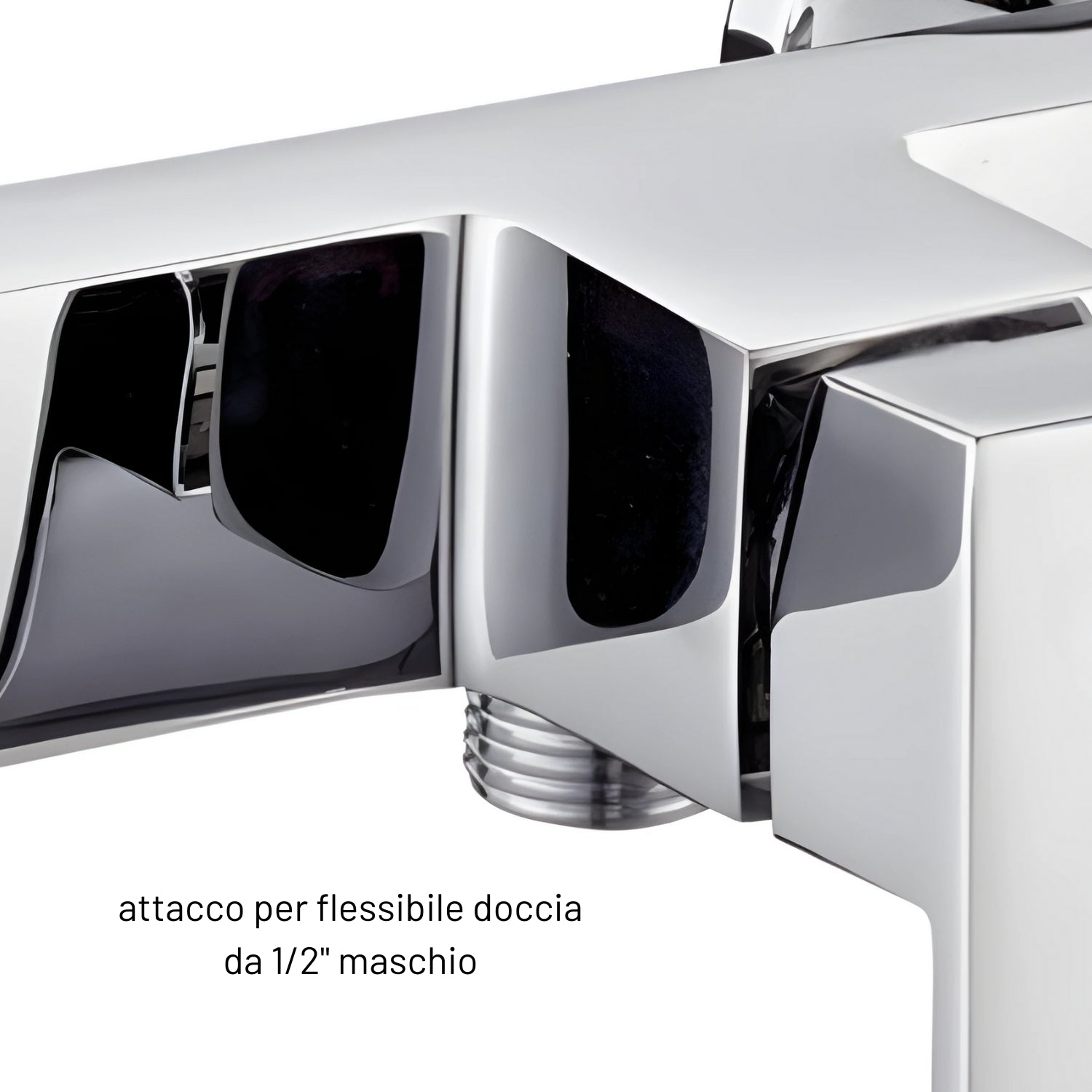 Miscelatore esterno doccia rubinetto monocomando cromato *** confezione 1