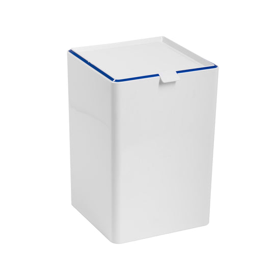 Gettacarta 8 5L Bianco E blu in resina termoplastica mod. Keope