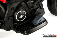 Moto Elettrica per Bambini Aprilia Racing Dorsoduro 12V Ruote in EVA-Rosso